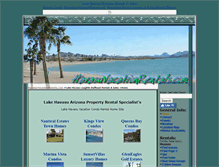 Tablet Screenshot of havasuvacationrentals.com